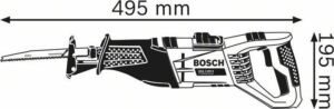 Σπαθόσεγα GSA 1100 E Professional Bosch 1100W 060164C800 - Image 3