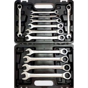Γερμανοπολυγωνα Καστάνιας CHROME VANADIUM 8mm-19mm ΣΕΤ 12ΤΕΜ OEM 053022