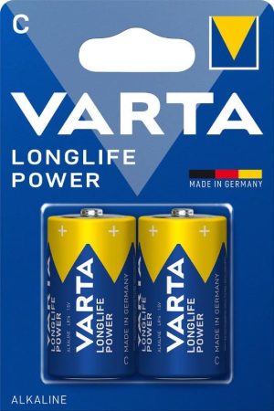 Μπαταρία Αλκαλική Μακράς Διάρκειας LR14 2PCS Varta LongLife