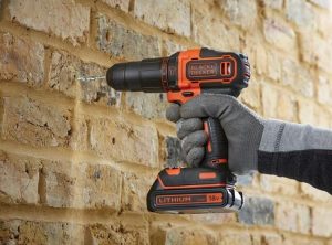 Κρουστικό Δραπανοκατσάβιδο Μπαταρίας 18V 1x1,5Ah 2 Tαχυτήτων Σε Θήκη Black & Decker BDCHD18Κ - Image 3