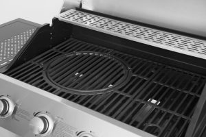 Ψησταριά KAISER PROFI E20B50B24-SB Υγραερίου BBQ με 4 Καυστήρες και 1 Πλαινή Εστία - Image 4