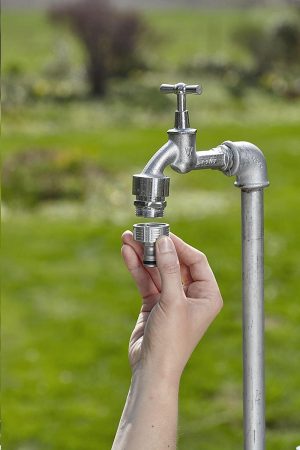 Ρακόρ Mεταλλικό Premium Kατά του Ψύχους Αnti Splash 1/2" Gardena 18240 - Image 5