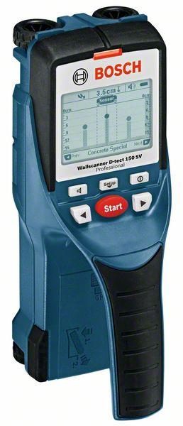 Ανιχνευτής Καλωδίων, Μετάλλου & Ξύλου D-tect 150 SV Bosch 0601010008