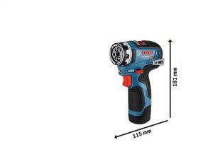 Δραπανοκατσάβιδο Μπαταρίας 12V GSR 12V-35 FC Bosch Σετ (2x3.0Ah) 06019H3000 original - Image 4