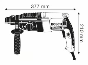 Περιστροφικό Πιστολέτο 830W GBH 2-26 SDS-Plus Bosch 06112A3000 - Image 3