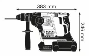 Περιστροφικό Πιστολέτο Μπαταρίας SDS-Plus 36V GBH 36 V-LI PLUS Bosch Σετ (2x6.0Ah) 061190600B - Image 3