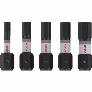 Μύτες PRO H Impact, H3, H4, H5 (x2), H6, 25 mm, 5 τεμάχια Bosch 2608521U59