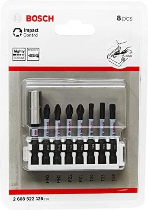 Μύτες Impact Control 50 mm 8-tlg Bitpack Bosch 2608522326 - Image 3