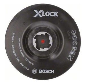 Πέλματα BOSCH X-LOCK με Αυτοκόλλητο Σκρατς 125mm 2608601722