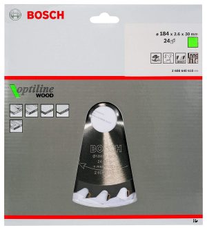 Δίσκος OptiLine 184x30 Z24 Ξύλου Bosch 2608640610 - Image 3