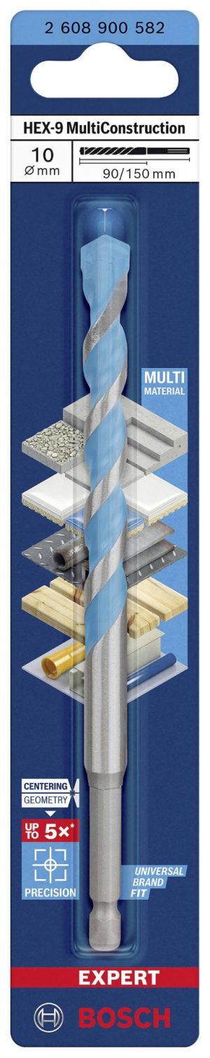 Τρυπάνι Expert HEX-9 Multi Construction 10x90x150mm Bosch 2608900582