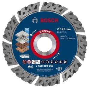 Διαμαντόδισκος Κοπής MultiMaterial 125x22,23x2,4x12mm Bosch 2608900660