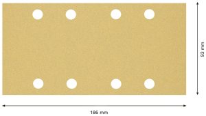 Φύλλα Λείανσης Bosch C470 Best for Wood and Paint 80x133mm P80 10pcs 2608900879 - Image 3