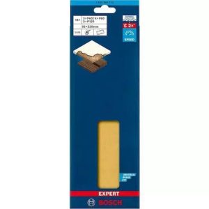 Φύλλα Λείανσης 93mm Wood & Paint 93x230 mm 3xG60 4xG80 3xG120 Expert Bosch 10τεμ. 2608901112