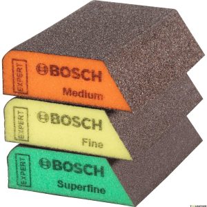 Σφουγγάρια λείανσης χειρός 3σταδίων (3pcs) Bosch 69x97x26mm 2608901174 Bosch