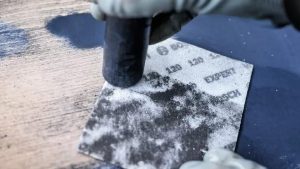 Γυαλόχαρτο χειρός Πλενόμενο ευκαμπτό multi material P240 140x115mm 2pcs Bosch 2608902383 - Image 5