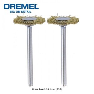 Συρματόβουρτσα Ορειχάλκινη 13mm Dremel 535JA 2τμχ. 26150535JA