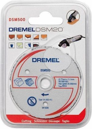 Δίσκος Κοπής Καρβιδίου Πολλαπλής Χρήσης DSM Dremel 2615S500JB - Image 3