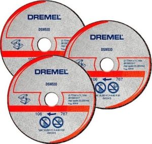Δίσκος Κοπής Μετάλλου και Πλαστικού 3τμχ. DSM510 Dremel 2615S510JB