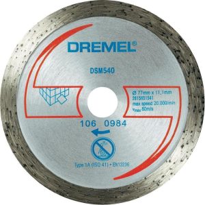 Διαμαντοτροχός Κοπής Πλακιδίων DSM540 Dremel 2 Για DSM20 615S540JB