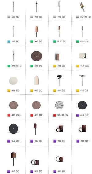 Σετ Εξαρτημάτων Πολλαπλής Χρήσης 150τμχ. (724) Dremel 2615S724JA - Image 4