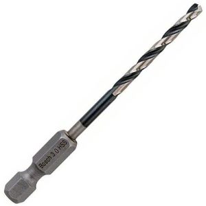 Τρυπάνι Bosch Εξάγωνο 1/4" No3mm METAL 2608577048 new