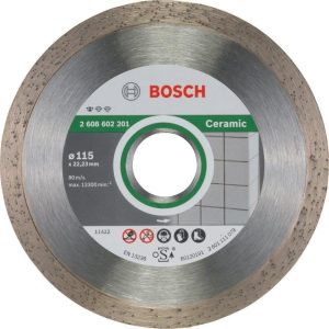 Διαμαντόδισκος Kοπής Πλακιδίων Φ115x22.2 Bosch 2608602201