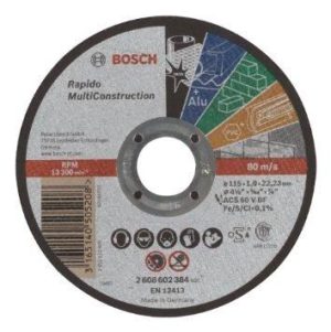 Δίσκος Kοπής 115mm x 1mm Multi Inox-Μετάλλου-Τούβλου-PVC-Πλακάκι Bosch 2608602384
