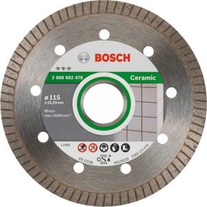 Δίσκος Κοπής Πλακιδίων Διαμαντέ Extra Clean Turbo 115mm Bosch 2608602478