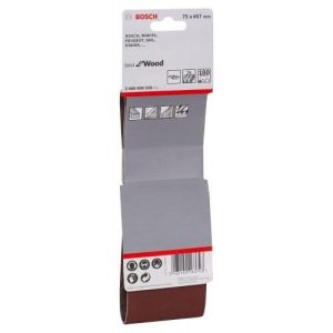 Ταινία Λείανσης Ξύλου Bosch 075Χ457 Κ150 3τεμ. 2608606037