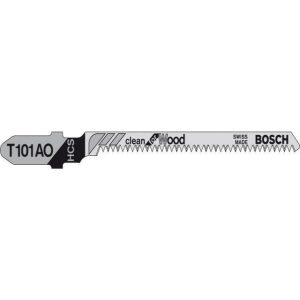 Λάμα για Kαθαρή Kοπή Ξύλου Bosch T101AO για Kαμπύλες 3τεμ. 2608630559
