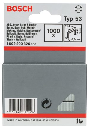 Δίχαλα Τύπου 53 11.4x06x0.74 1000Τεμ.Bosch 1609200326