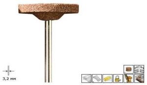 Dremel Λίθος Τροχίσματος από Οξείδιο Αργιλίου 25,4 mm (8215) 2615821532