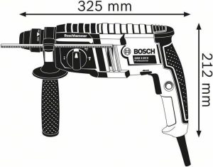 Περιστροφικό Πιστολέτο 650W 1.7J 20mm Bosch GBH 2-20D SDS Plus 061125A400 - Image 3