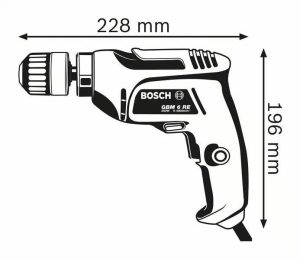 Δράπανο Bosch GBM 6 RE Mini 0601472600 - Image 3
