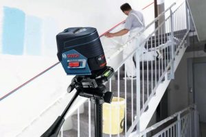 Λέιζερ Γραμμών Με Βάση Στήριξης RM2 & Τρίποδο BT 150 Κόκκινης Δέσμης GCL 2-50 C Bosch 0601066G02 - Image 3