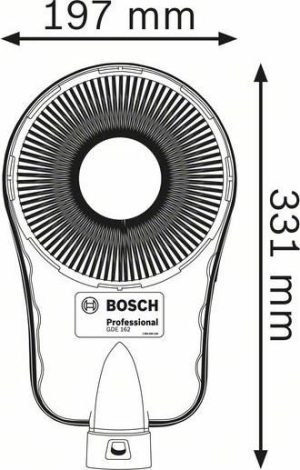 Σύστημα Αναρρόφησης Σκόνης Δραπάνου GDE 162 Bosch 1600A001G8 - Image 3