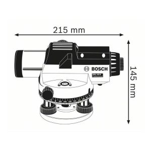 Οπτικός Χωροβάτης Professional BOSCH GOL 26 D 0601068000 ΜΕΤΡΗΣΗ ΣΕ ΜΟΙΡΕΣ - Image 4