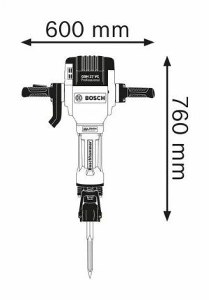 Κατεδαφιστικό Πιστολέτο GSH 27 VC Professional Bosch 061130A000 - Image 3