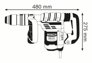 Πιστολέτο 1150W 8,3J GSH 5 CE Professional BOSCH 0611321000 - Image 5