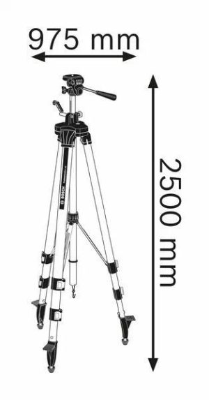 Δομικός Τρίποδας 1/4" ΒΤ 250 Bosch 0601096A00 - Image 5