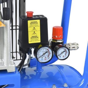 Αεροσυμπιεστής 100LT/3HP με Ιμάντα Toros Blue Line 602084 - Image 5