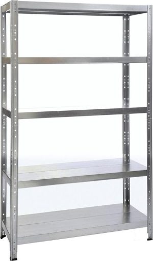 Ραφιέρα Μεταλλική 120x50x200 Γαλβανιζέ 200kg Unimac 610403