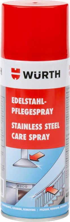 Σπρεϊ Φροντίδας Ανοξείδωτου Χάλυβα 400ml Wurth 0893121