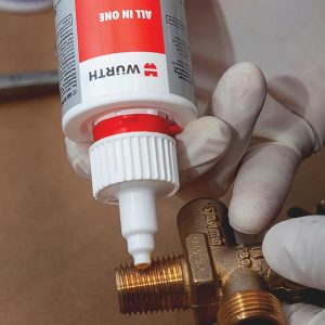 Ασφαλιστικό κόλλα σπειρωμάτων & Φλατζόκολλα μεσαίου βαθμού συγκρατησης 50gr. ALL-IN-ONE 50G-NSF WURTH 0893555050 - Image 5
