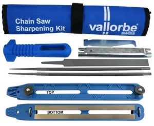 Σετ Τροχίσματος Αλυσίδας με Θήκη 5/32- 4mm Vallorbe LC10082-532