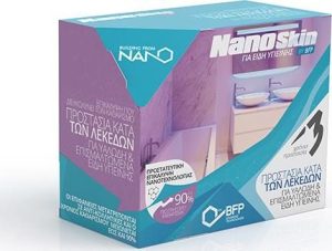 Nano-Skin Για Υαλώδη & Επισμαλτωμένα Είδη Υγιεινής 33ml 3Τεμ Nano Skin