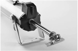 Μοτέρ εμβόλου ηλεκτρικό με βάση ασημί 220V-500Nm-300mm made in ITALY Mingardi D8 Fce 2700933 - Image 4