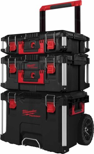 Τροχήλατος Εργαλειοφόρος σετ 3 τεμαχίων Milwaukee Packout 4932464244