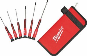 Κατσαβίδια ηλεκτρονικού Set 6 τεμαχίων + & - Milwaukee 4932471869